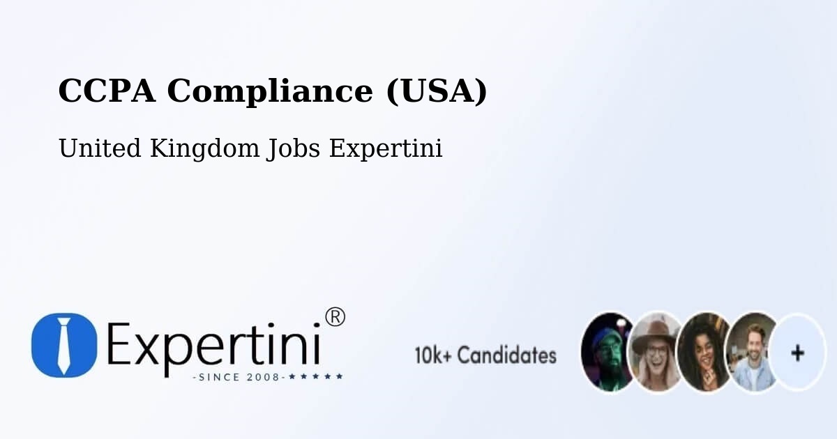 CCPA Privacy Rights & Compliance Notice – Peterhead - United Kingdom Jobs Expertini